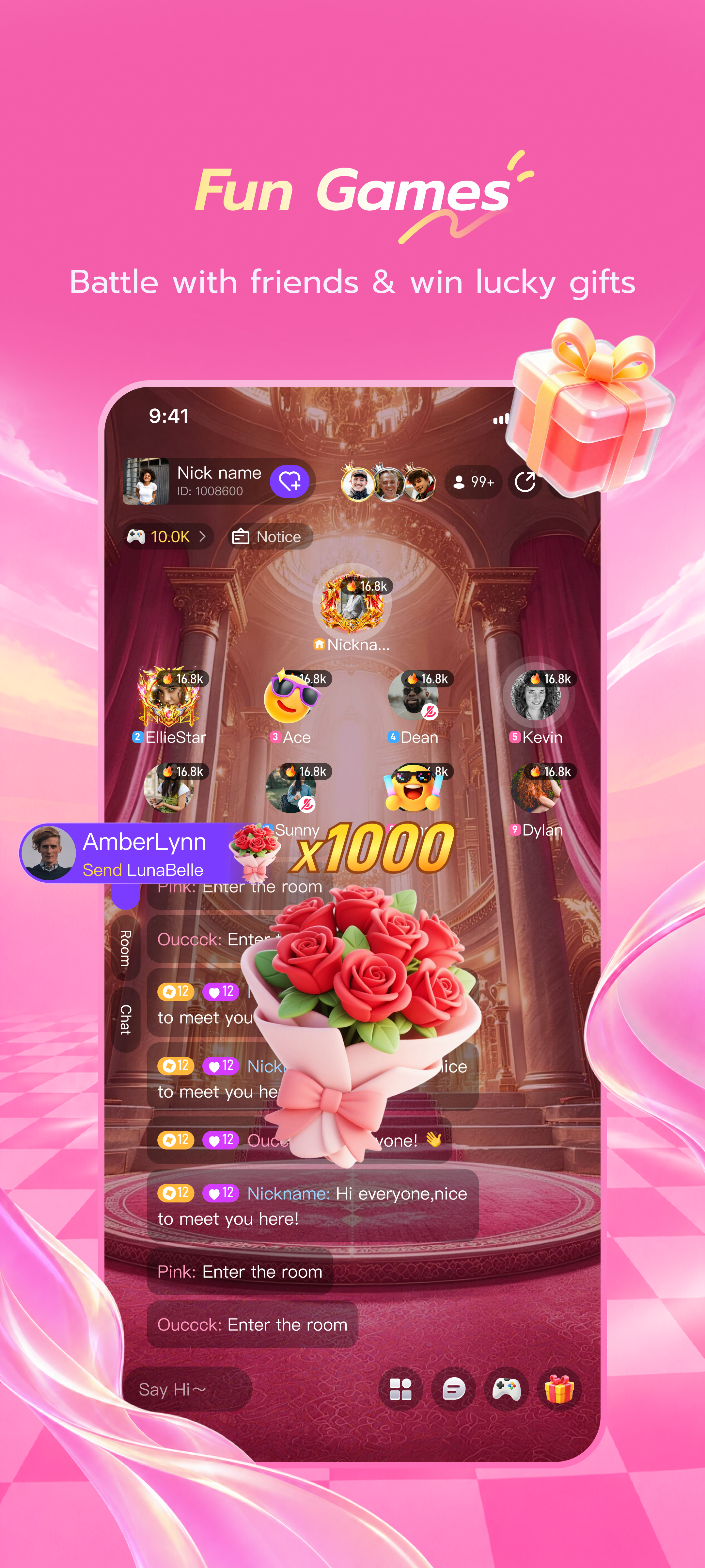 Livo social interaction features
